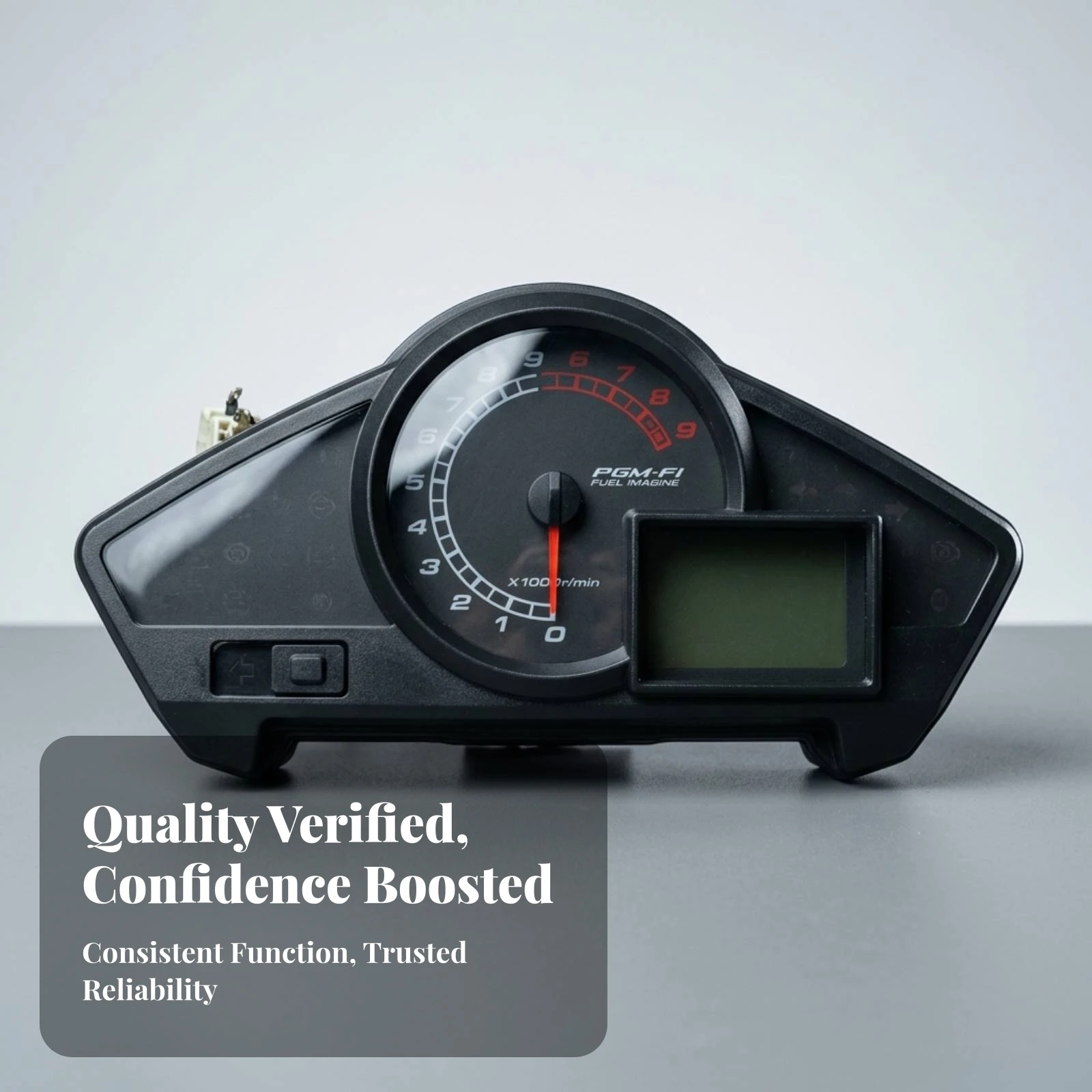 Vehicle Electronics Backlight Display Digital Speedometer Panel Black Plastic Motorcycle Gauge Cluster LCD Instrument Cluster view 6
