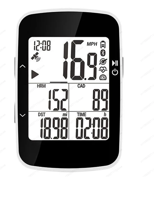 BB16S bicycle GPS wireless smart code watch, mountain road speedometer English version