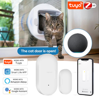 Tuya Zigbee Door Sensor Window Contact Entry Sensor Home Security Burglar Magnetic Sensor Alarm Smart Life For Alexa Google Home