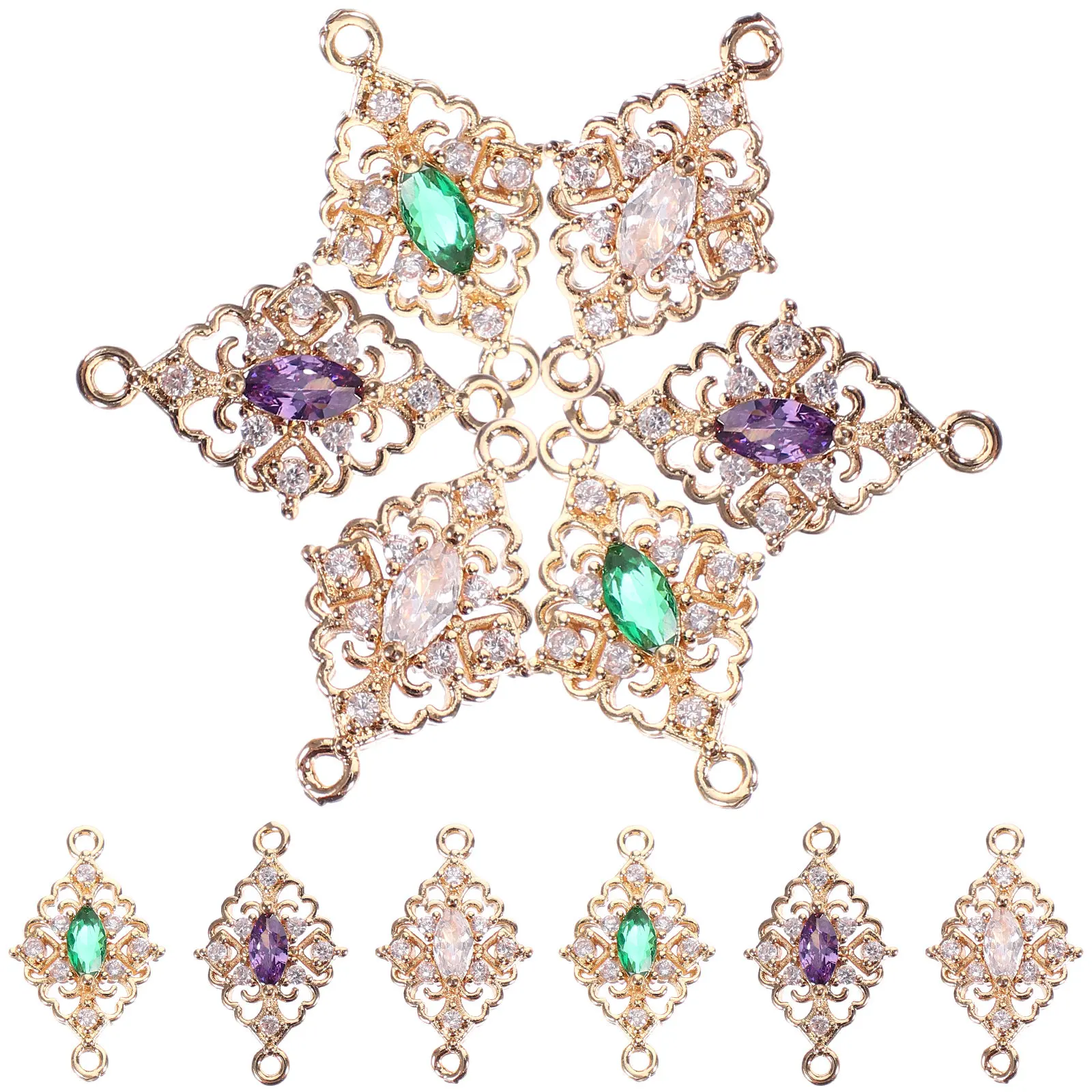 

12pcs Pendants Jewelry Making Supplies Handmade Craft Accessories For Diy Necklaces Bracelets Earrings Charms Hanging Ornaments