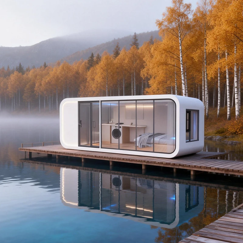 Prefabricated Houses Space Capsule Hotel Bed 2 Story Capsule Space Houses for Space Capsule Office