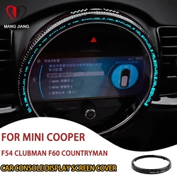 Car Center Console Display Screen Decoration Cover For MINI Cooper F54 F60 CLUBMAN COUNTRYMAN Navigation Frame Accessories