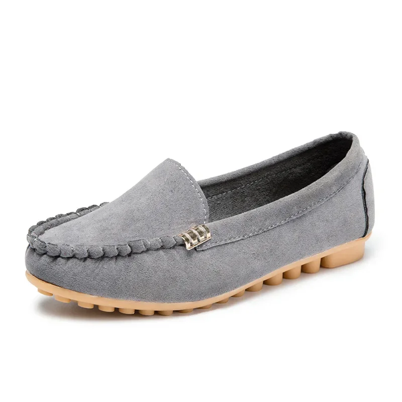 Jesień Kobiety Dorywczo Płaskie Buty Slip on Flat Casual Shoes Slips Miękkie Okrągłe Palce Damskie Loafers Lekkie Kobiece Płaskie Obuwie