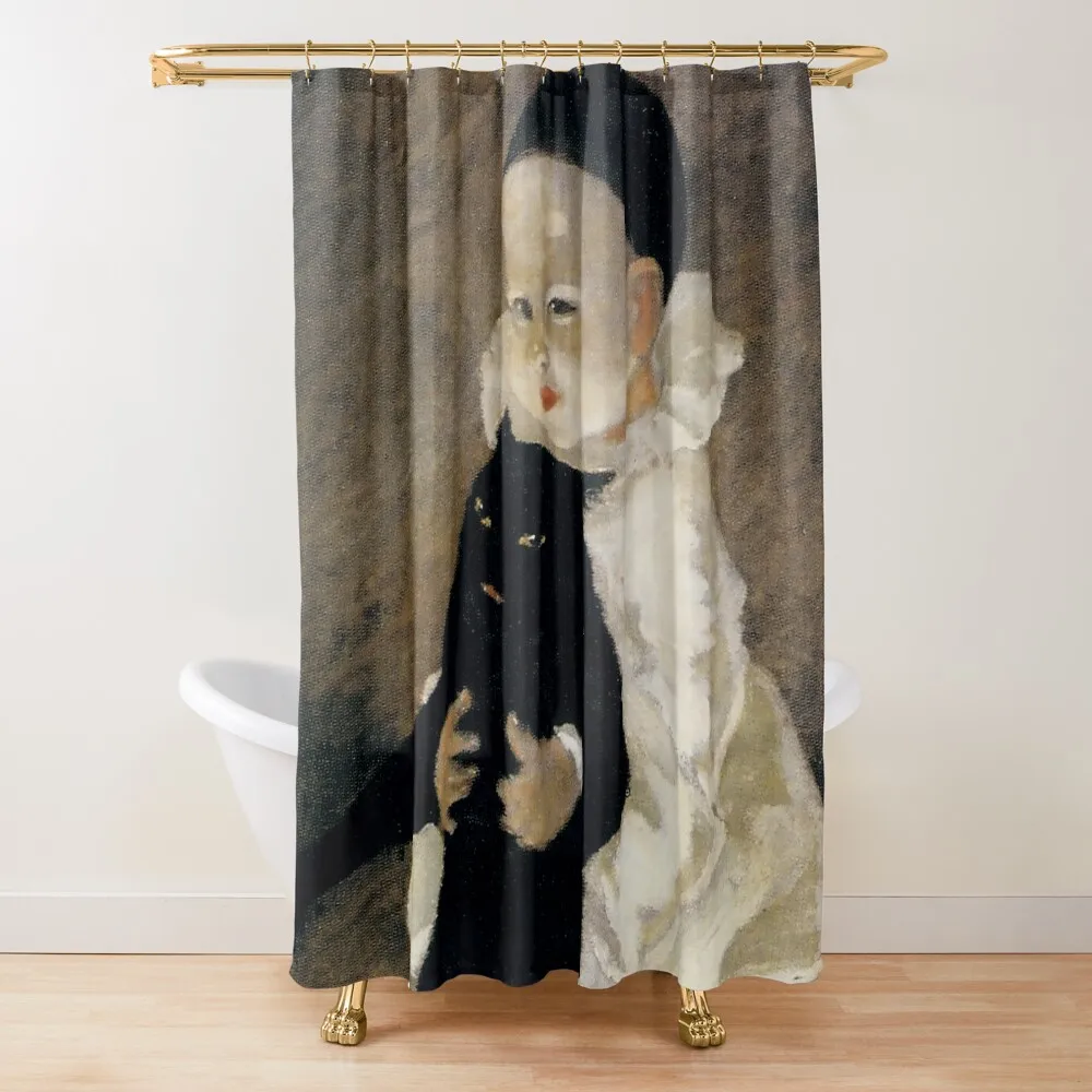 

aPierrot and the Cata by Theophile Steinlen Shower Curtain Anti-Mold Waterproof Shower Anime Shower Curtain