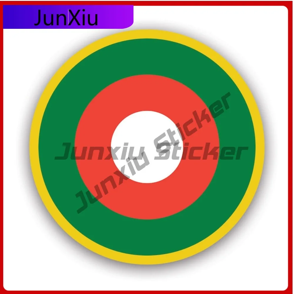 

Malagasy Roundel Sticker Creative Decals Auto Decor Car Sticker Vinyl Decal Waterproof Durable Fade Proof For Car Window Laptop