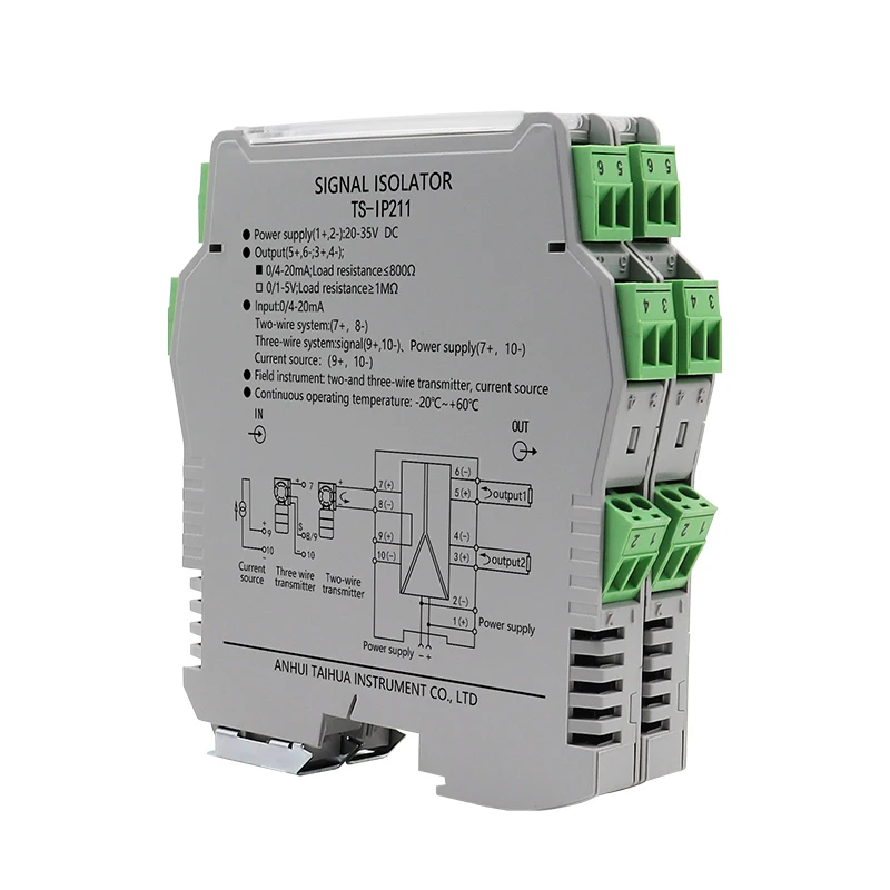 Imagem -02 - Isolador Atual do Sinal do Ts-ip Divisor do Sinal da Distribuição Isolamento Analógico