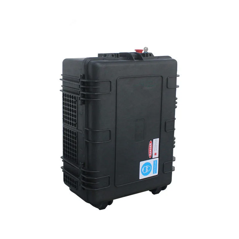 Лазерный очиститель 100 Вт-500 Вт, высококачественная волоконная лазерная чистящая машина Oli Paint Resin, портативная лазерная машина для очистки