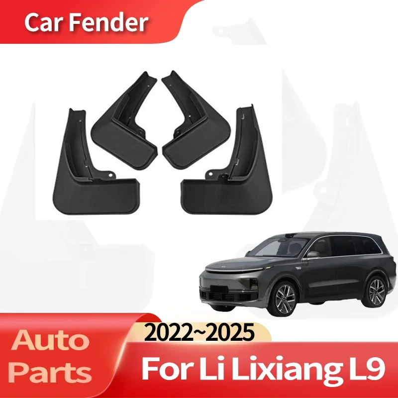 

Auto Accessories For Li Lixiang L9 2022-2025 Lining Car Fender Anti-sand Splash Mud Guard Skin Punch-free Installation Car Tools