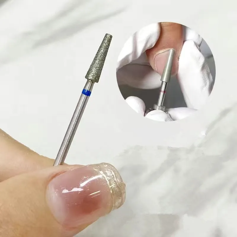 5 teile/satz Nagel Dateien Diamant Sand Bohrer Häutchen Polieren Bit Nagel Schleifen Kopf Elektrische Maniküre Set