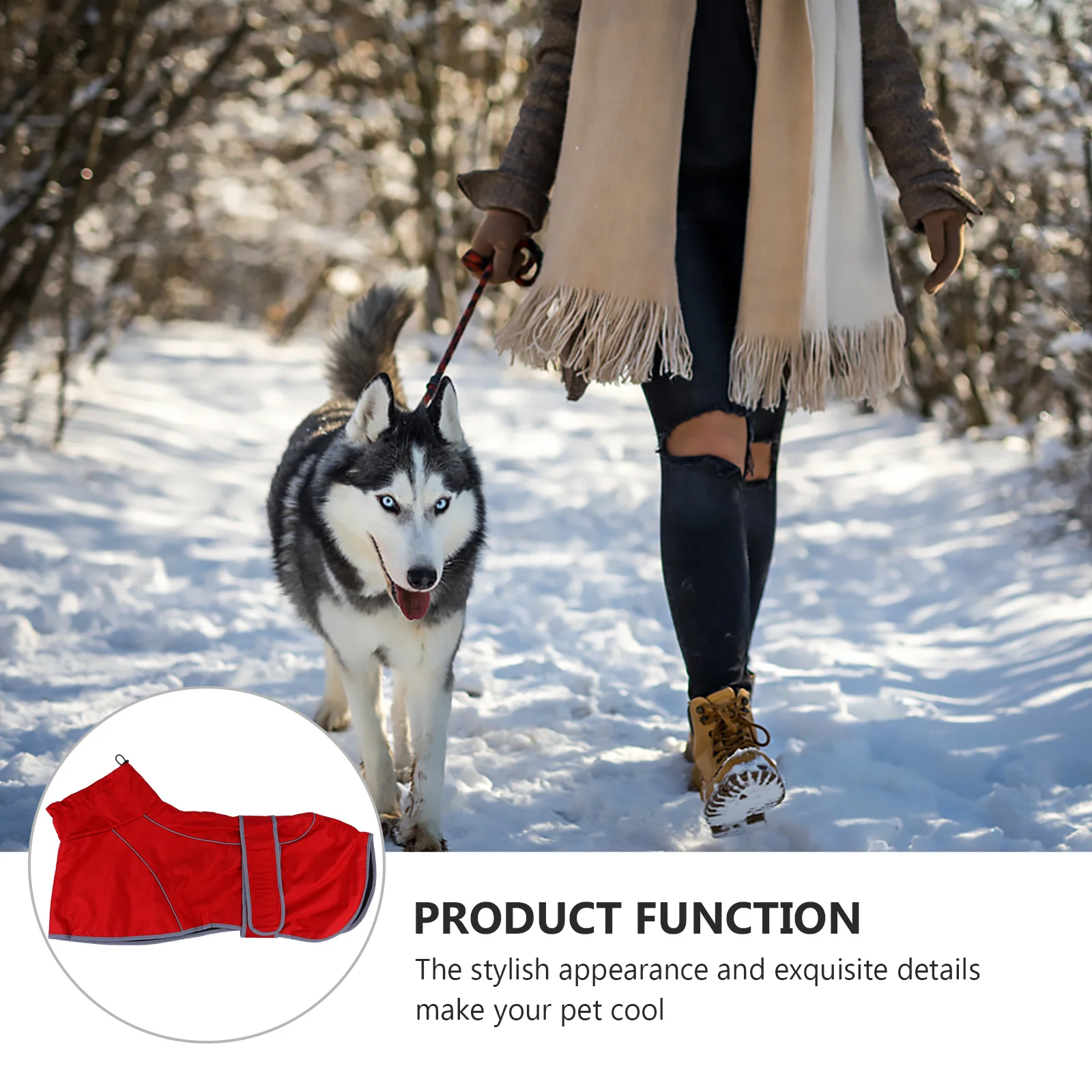 

Dog Raincoat Pet Rainwear Waterproof Clothing for Walking Jogging Cool Exquisite Design High-Quality Polyester Comfortable