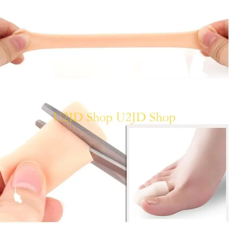 U2JD Toe Protector,Silicone Toe Caps Gel Toe Sleeve Prevent Relief for Corn,Blisters and Ingrown Toenail Soft Toe Cover