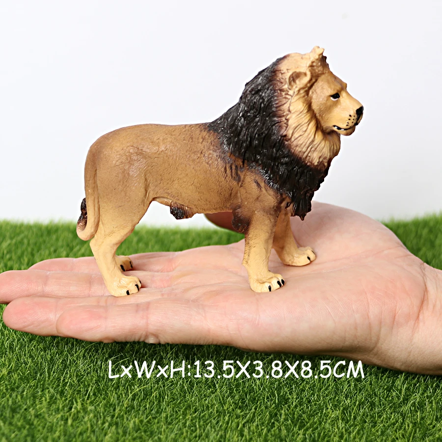 ライオン置物おもちゃ動物フィギュアライオネット雌ライオンジャングル