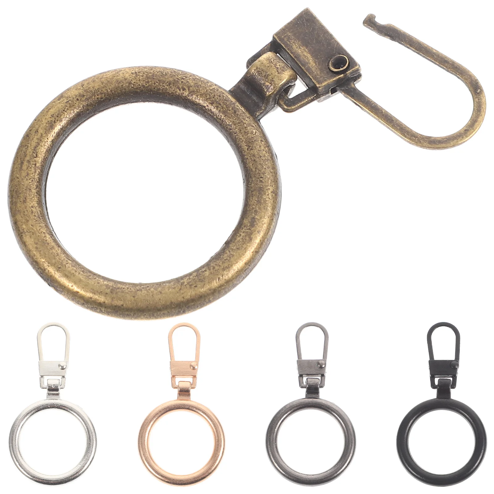 

20pcs Zipper Pull Tab Replacement Metal Zipper Heads Durable Luggage Backpack Repair Kit Detachable Slider For Coats Suitcases