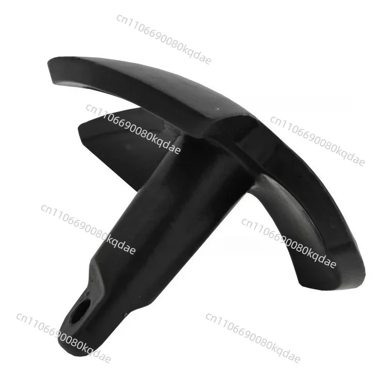 Black PVC‑Coated River Anchor Accessory For Fishing Vessel And Inflatable Assault Boat