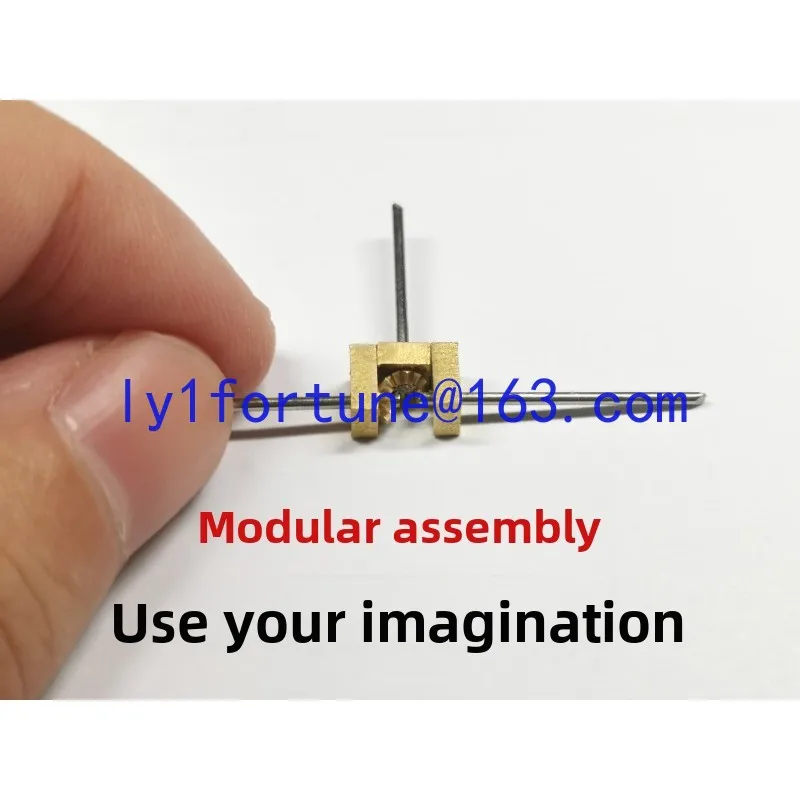 Modular, toy car, axle rear axle drive, model 90 degree cone tooth umbrella tooth, axle DIY static change