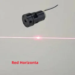 Modulo laser a luce rossa 660nm150mW Linea orizzontale Testa laser in metallo DC2.3-5V Livello laser Posizione dell'attrezzatura da taglio per la lavorazione del legno