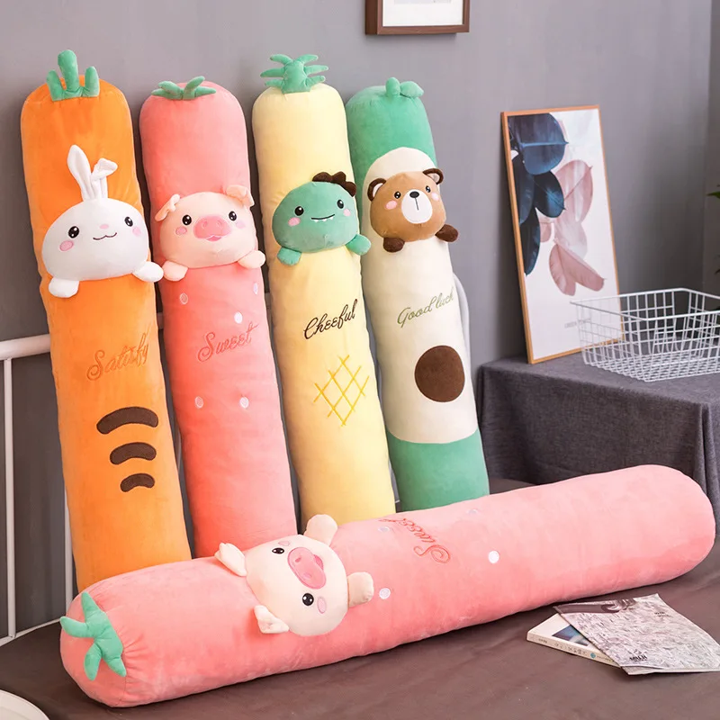 

Cartoon Long Pillow Sleeping Pad for Children Pregnant Women Leg Pillow Washable Decoration Indoor Bed Sofa Animal Pillow
