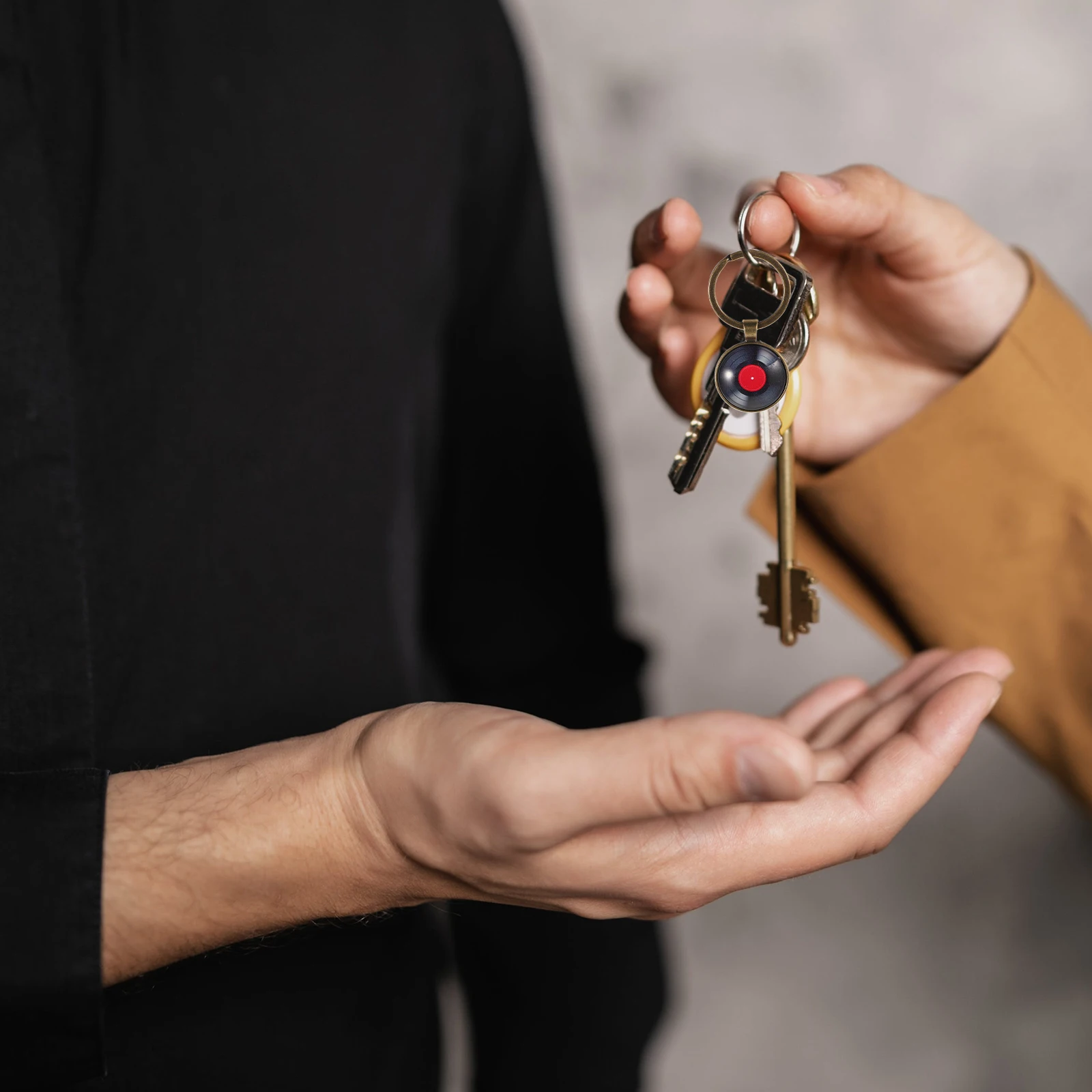 

Handbag Charms Accessories Vinyl Record Keychain Backpack Pendant Ornaments Album Ring