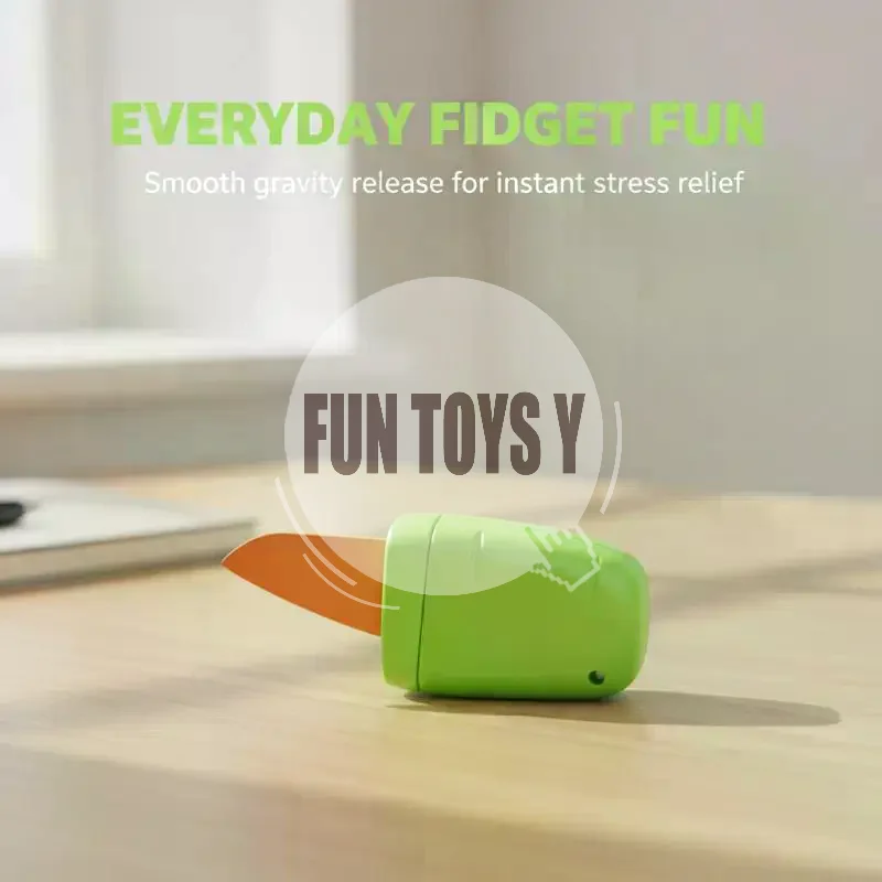Portable Mini Gravity Ejection Fidget Toy Anti Stress Hand Toy for Kids Adults Christmas Stocking Stuffers