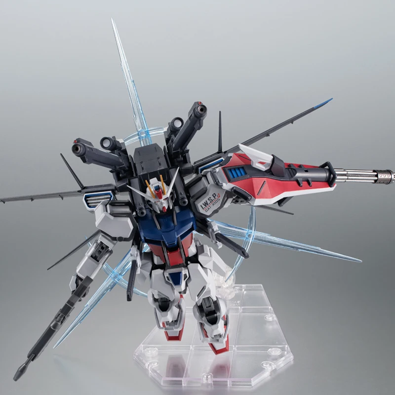 Original BADNAI ROBOT GAT-X105 Strike Gundam GAT-X105 STRIKE GUNDAM+IWSP P202QX I.W.S.P Action Figur Zusammengebaut Box Modell Spielzeug