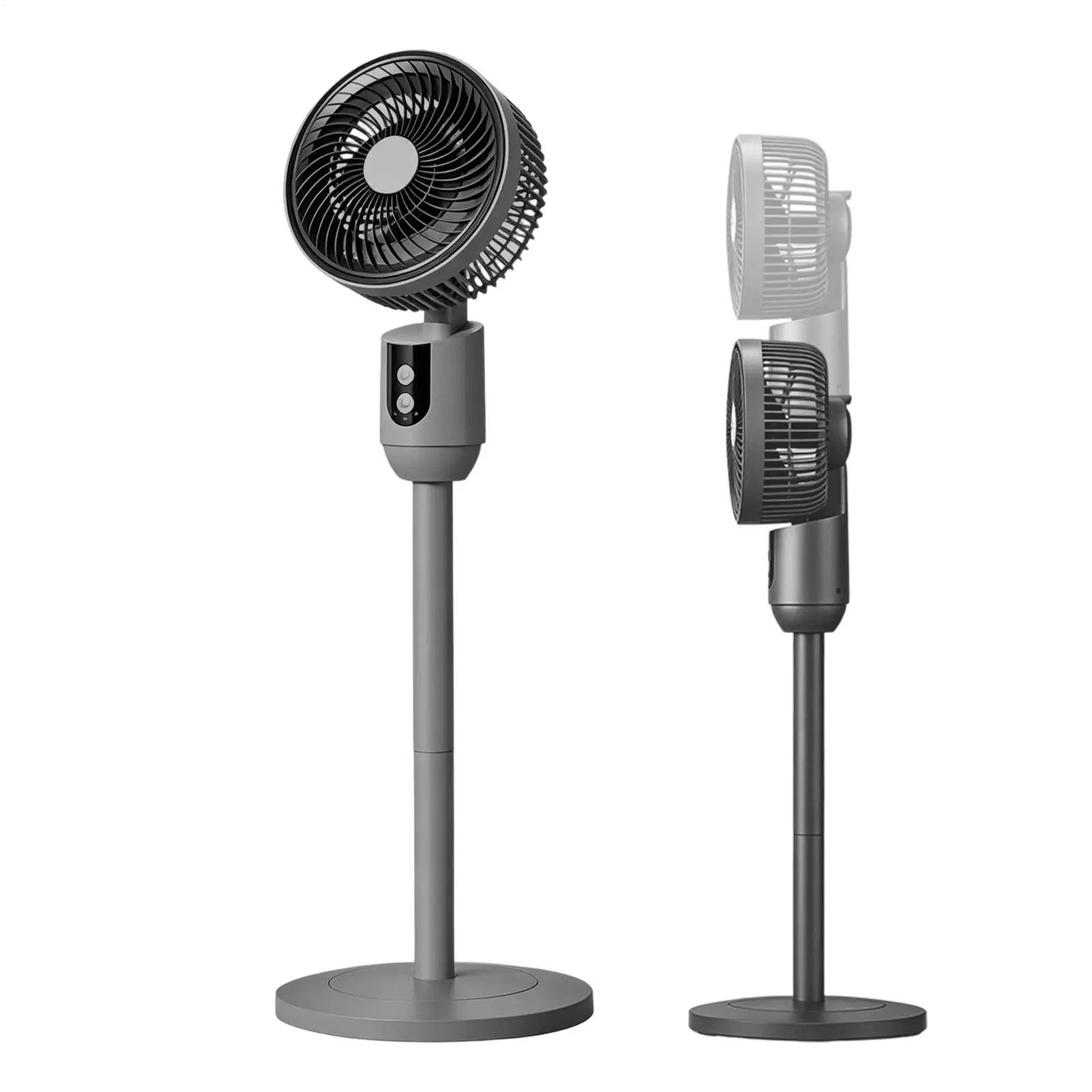 Standing Fan Height Adjustable 90 Degree Oscillation Oscillating Standing Fan for Indoor Outdoor Home Bedroom Living Office