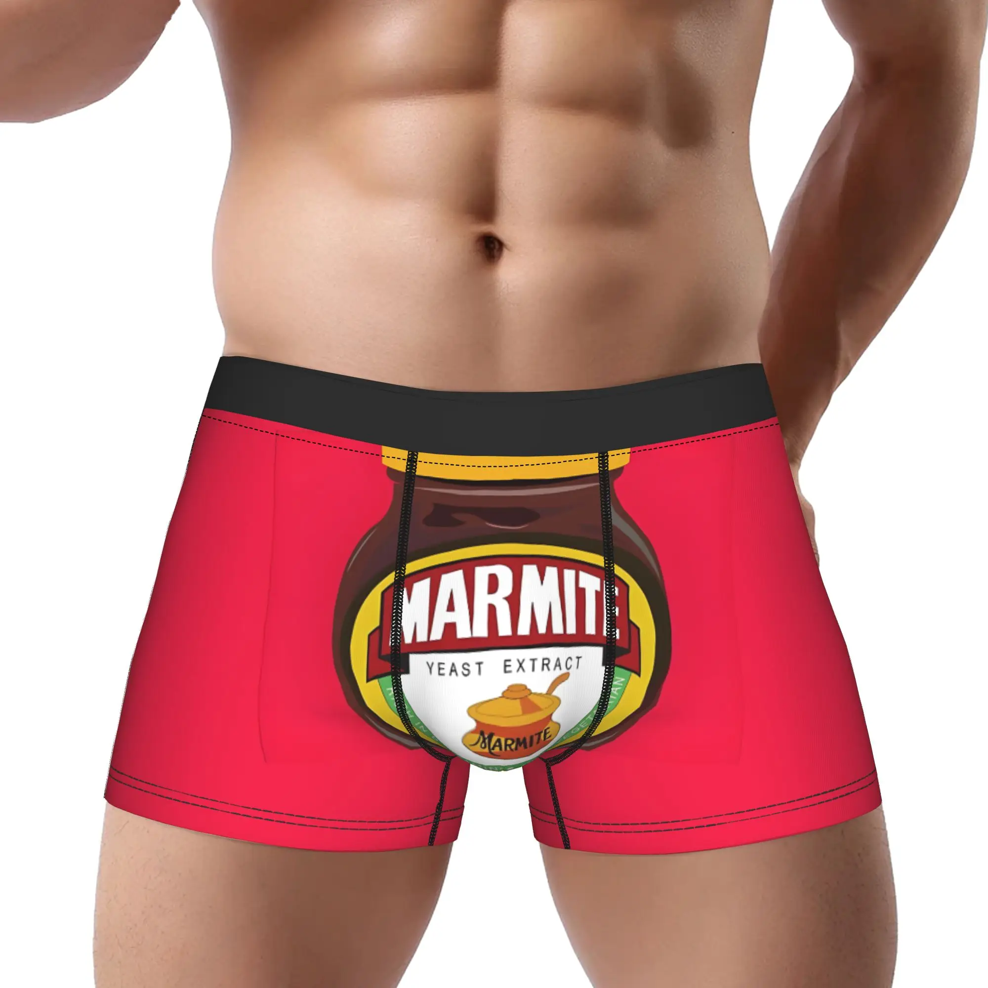 Calzoncillos Marmite para hombre, ropa interior para hombre, pantalones cortos con estampado Marmite, calzoncillos tipo bóxer
