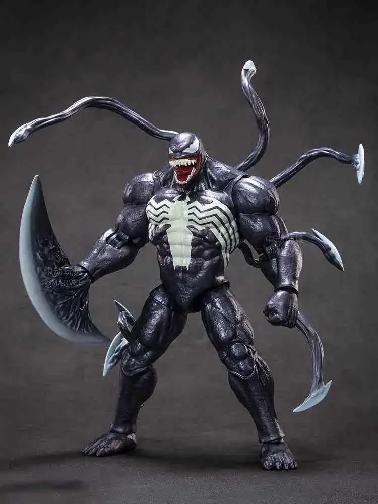 22 cm Zd Toys Venom Marvel Movie Supereroe Spiderman Action Figure Anime Decorazione Collezione Giocattolo Ornamenti Modello Regali a sorpresa