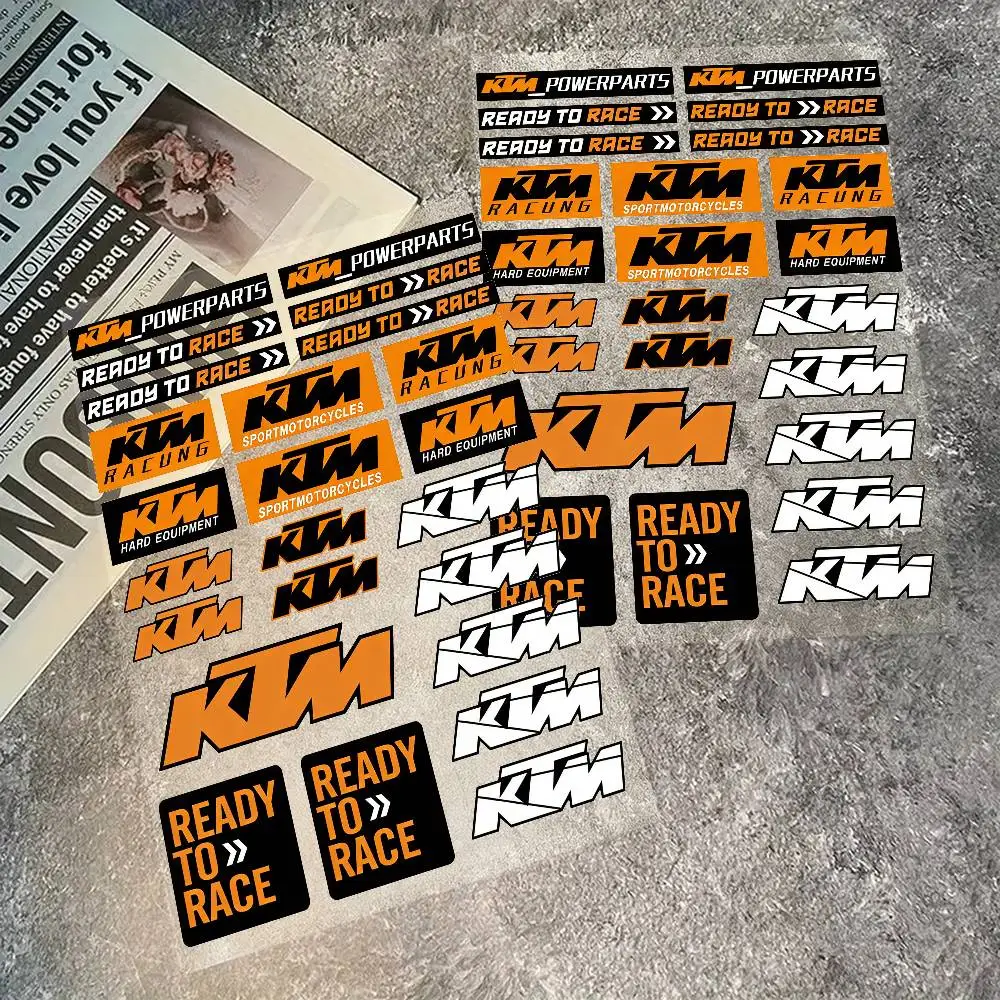 for KTM Stickers Moto Sticker Auto Body Bumper Windows Motorcycle Laptop Walls Vinyl Decal Car Tuning Accessories