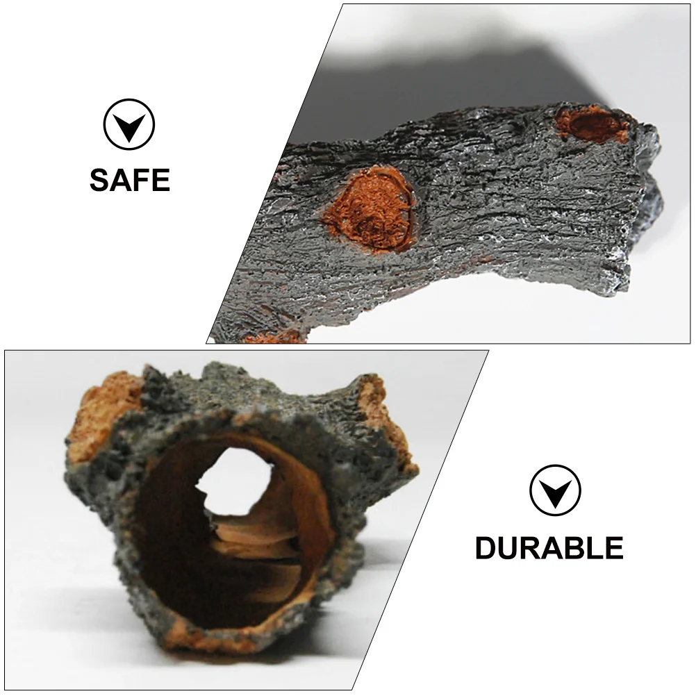 

2Pcs Fish Tank Decor Resin Aquarium Decoration Creative Hiding Habitat Ornament Landscape Ornament for Fish Tank Fresh Salt