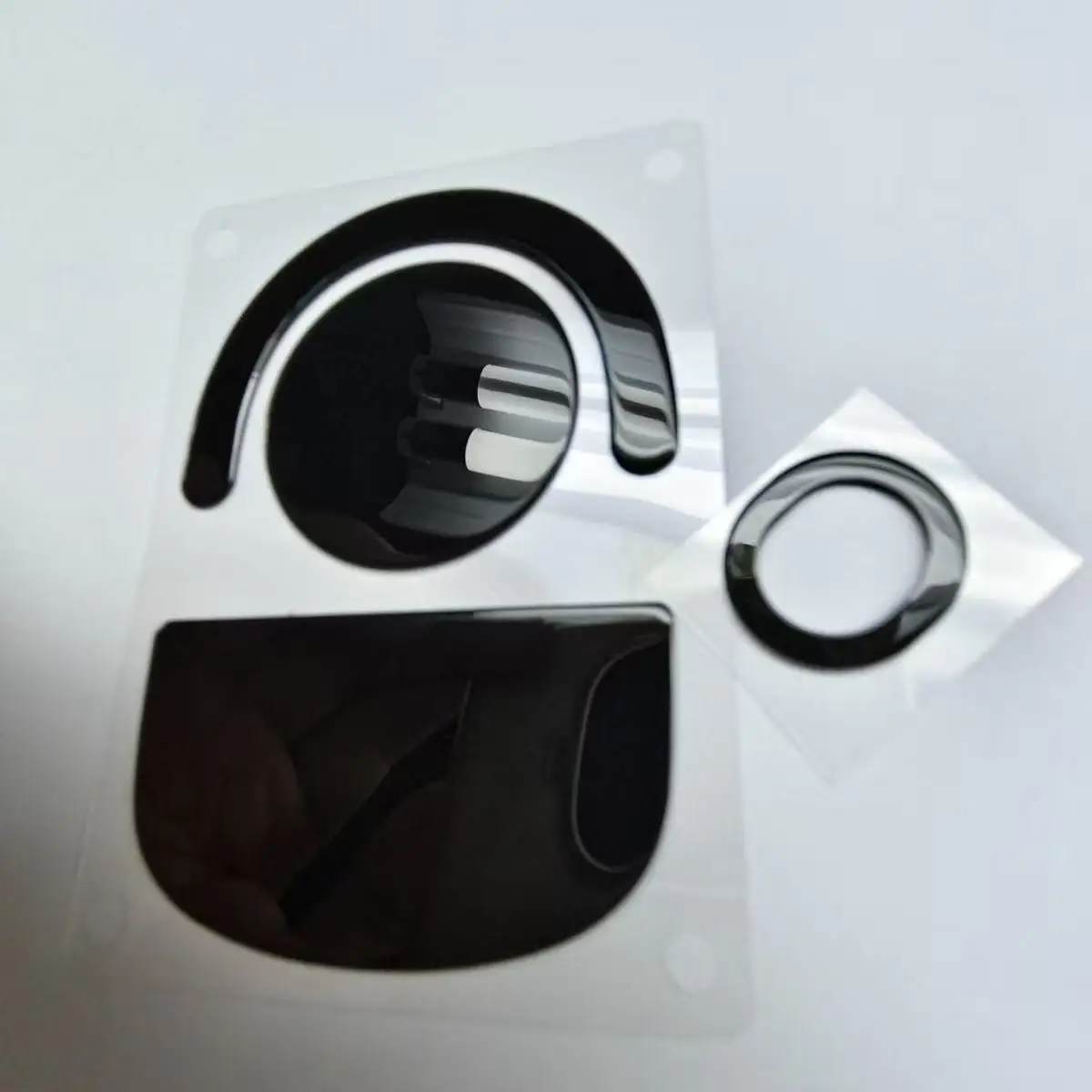 Glass material mouse pads, suitable for Logitech G PRO X SUPERLIGHT 2C wireless mouse, custom rounded-edge mouse, and those comp
