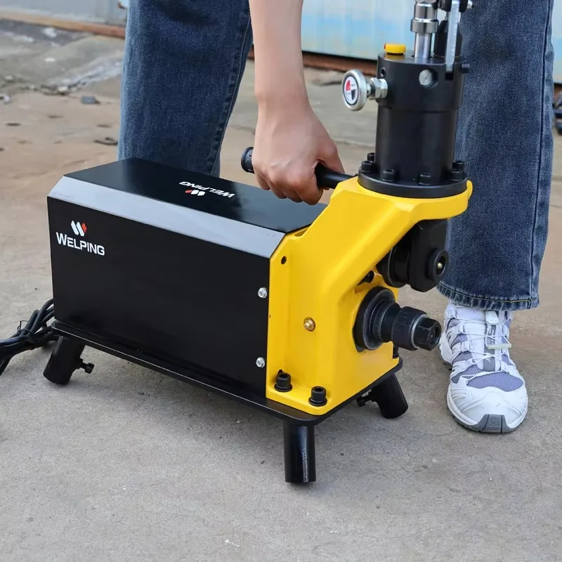 Sch 40 Steel 1 Inch To 8 Inch Pipe Groover Roll Grooving Machine Hydraulic Pump Source Factory, Supporting OEM/ODM