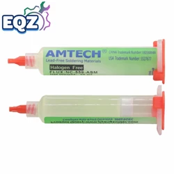 Original AMTECH NC-559-ASM NC-223-ASM BGA PCB No-Clean Solder Paste Welding Advanced Oil Flux Grease 10cc Soldering Repair Paste