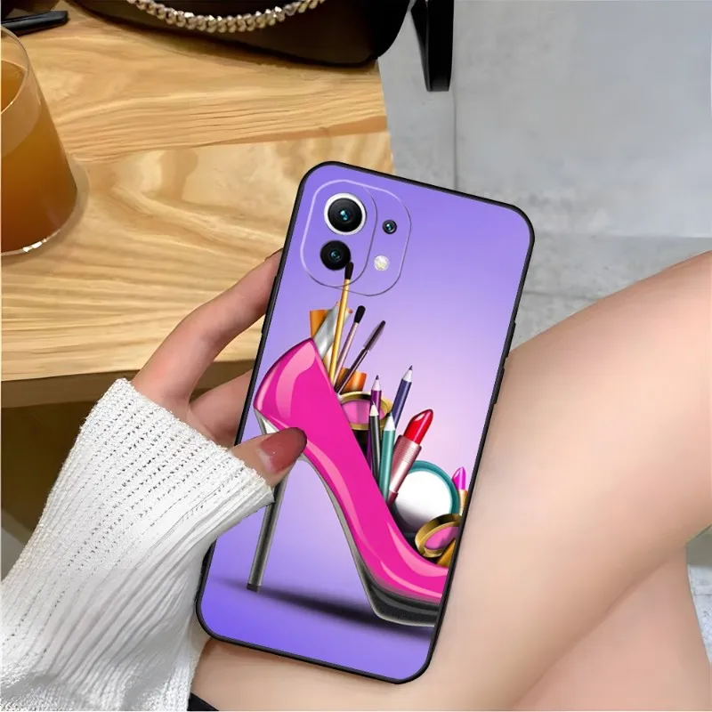 Cosmetics Nail Polish Phone Case For Xiaomi POCO F3 9 12 11 Pro Ultra 10 T Lite X SE Note 10 Lite F4 GT X4 M 4 3 Covers