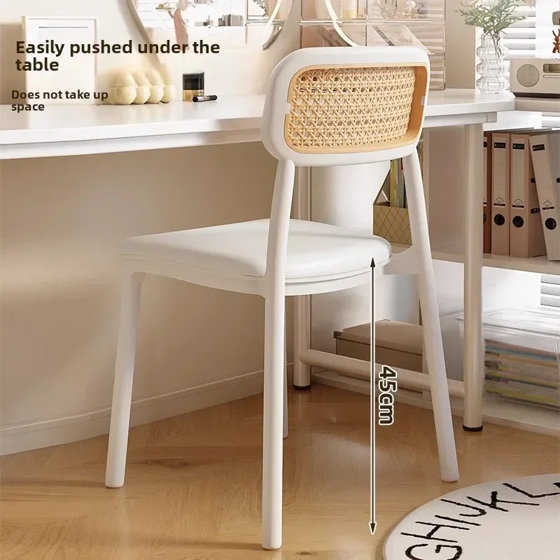 New Model Household GoodsChair Girl Bedroom Home Computer Chair Desk Chair Backrest Seat Dressing Stool Makeup Chair Premium