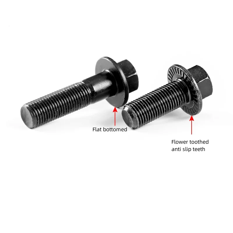 Schwarz 10,9 Stahl Feingewinde Sechskant-Flanschkopfschrauben Schrauben M10 M12 M14 M16 (1,M14 x 1.5 x 100mm