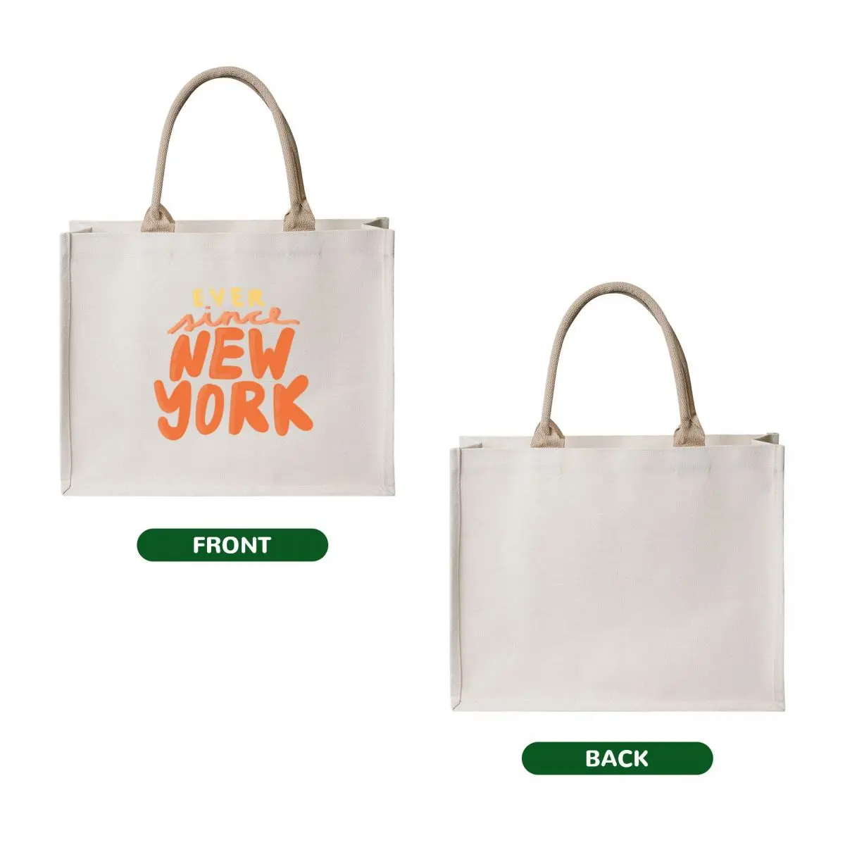 ever since new york Tote Bag canvas tote bag Gift bag personalized tote Women's shopper