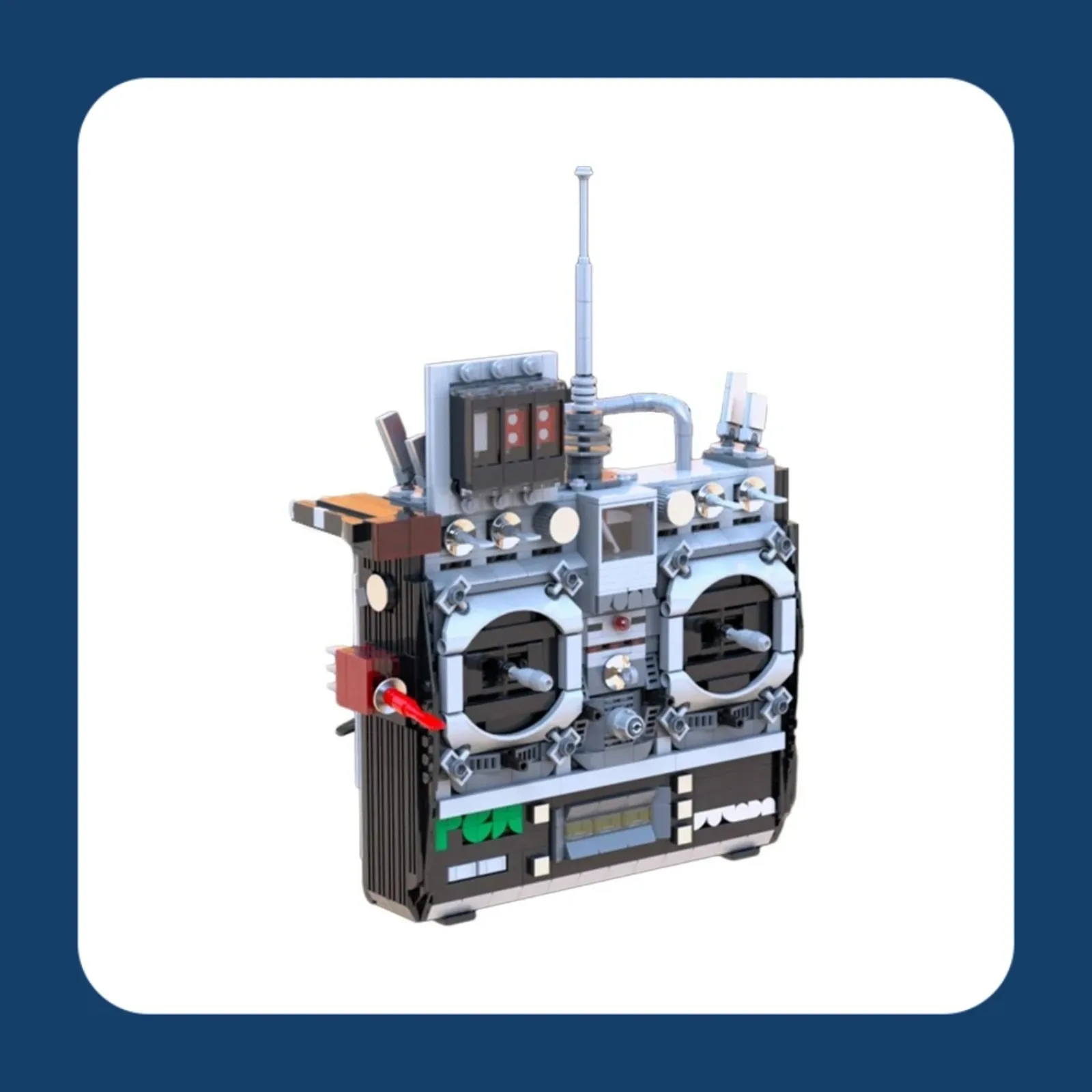 

Backed To Futureed Lorean Remote Control Building Blocks Creative Movie Audio Controller Bricks Toys Birthday Gifts for Fans