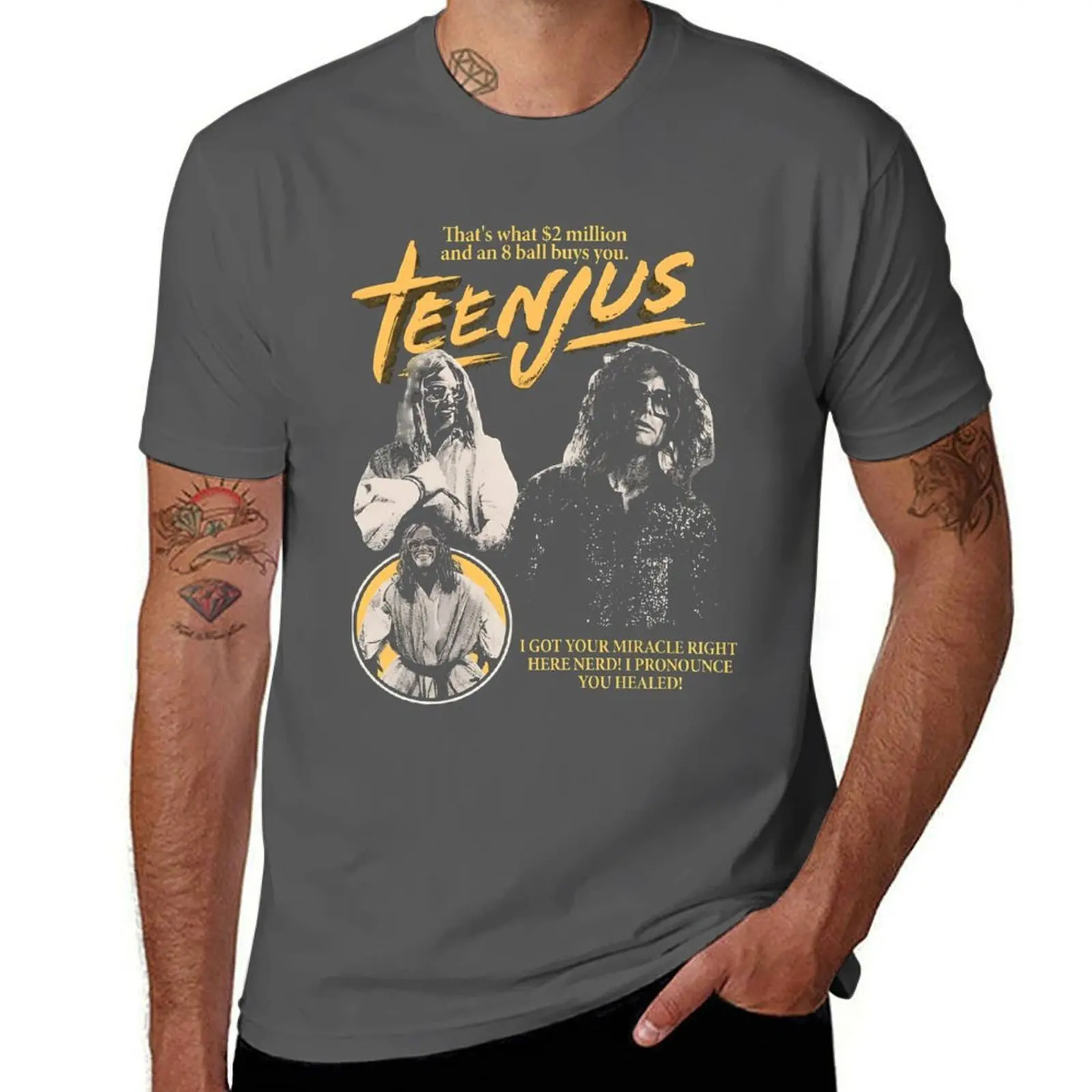 

Teenjus, Uncle Baby Billy, Go Outside Nerd, Baby Billy Tour 1989, The Righteous Gemstones Movie, Misbehavin Tour T-Shirt