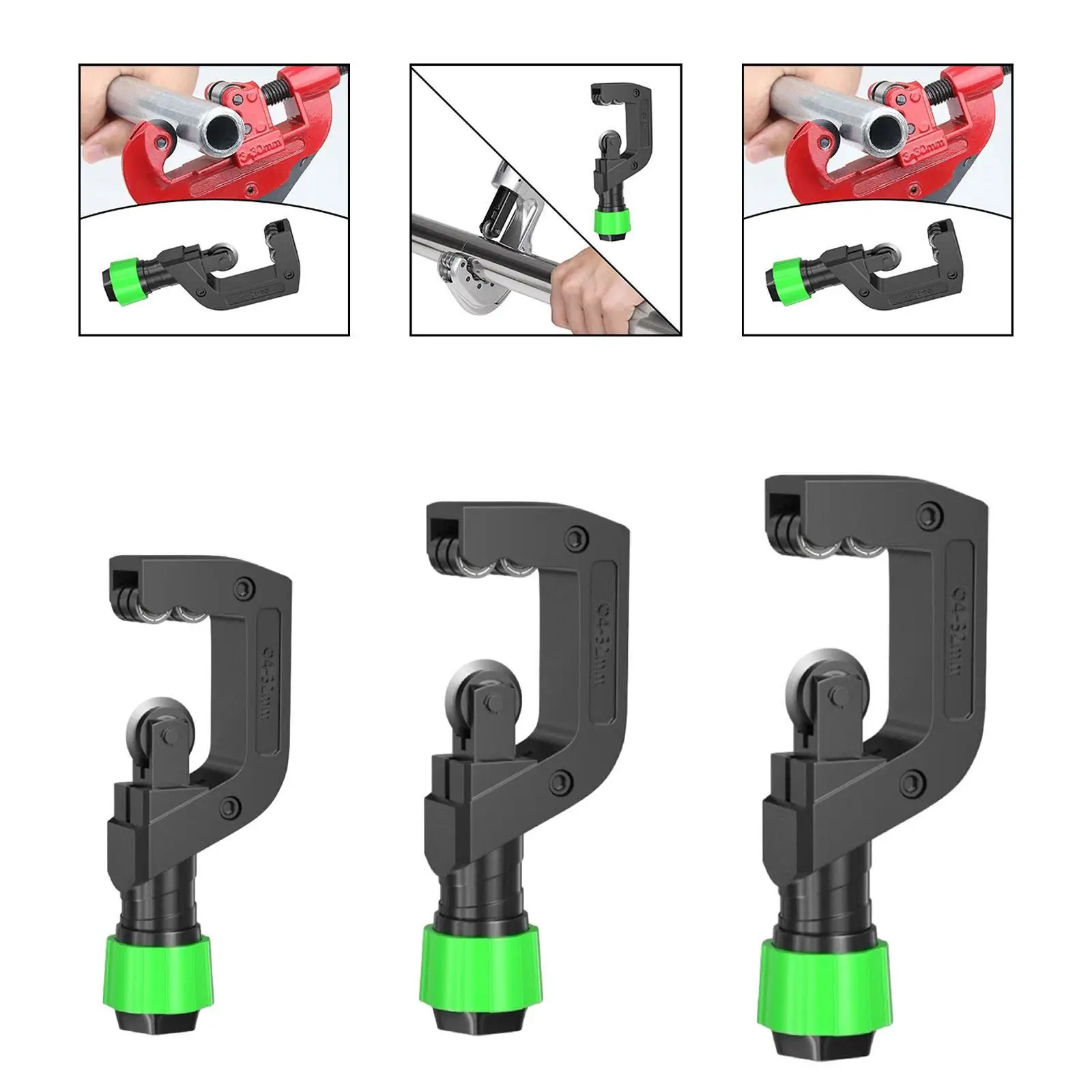 Pipe Cutter with Bearings,Compact Workshop Portable Industrial Tube Cutting Tool Tubing Cutter for Aluminum,Stainless Steel