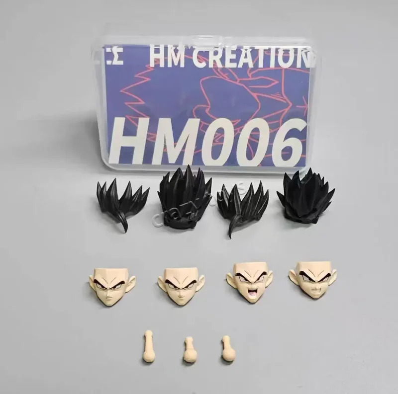 

В наличии: HM Studio Dragon Ball SHF God Gohan Black Gohan, сменные головы и аксессуары, набор деталей для фигурки в масштабе 1/12.