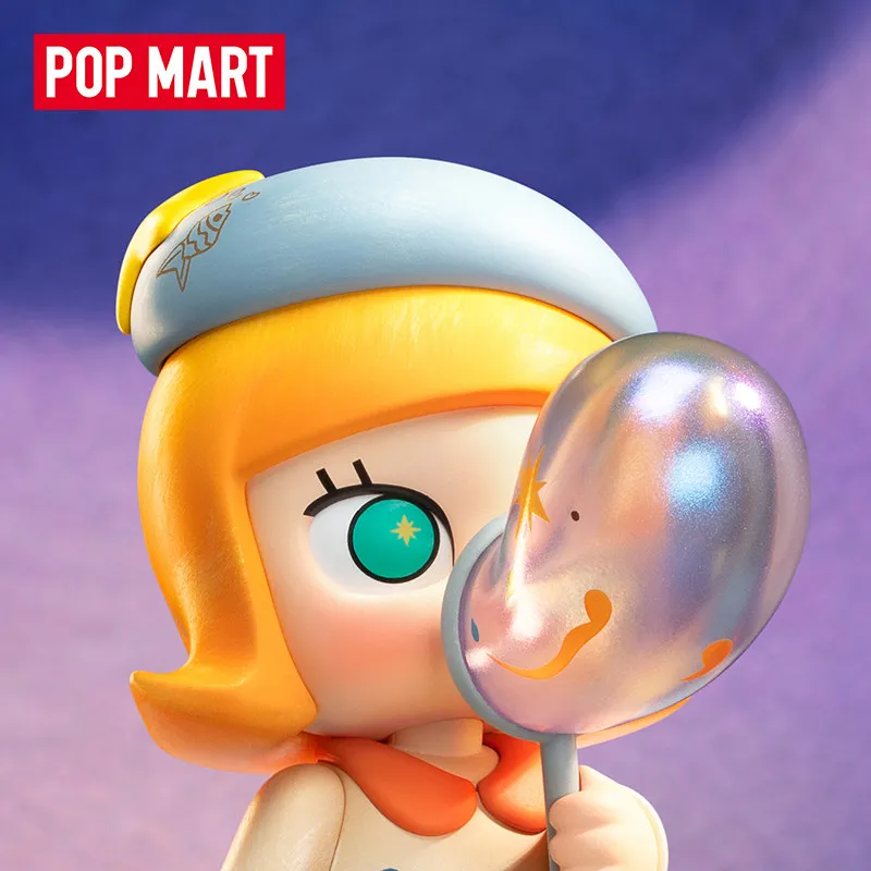 POP MART MOLLY Fantasy Bubble Figure Series Mystery Unpack Container Lovely Doll Anime Figure Ornament Gift Set