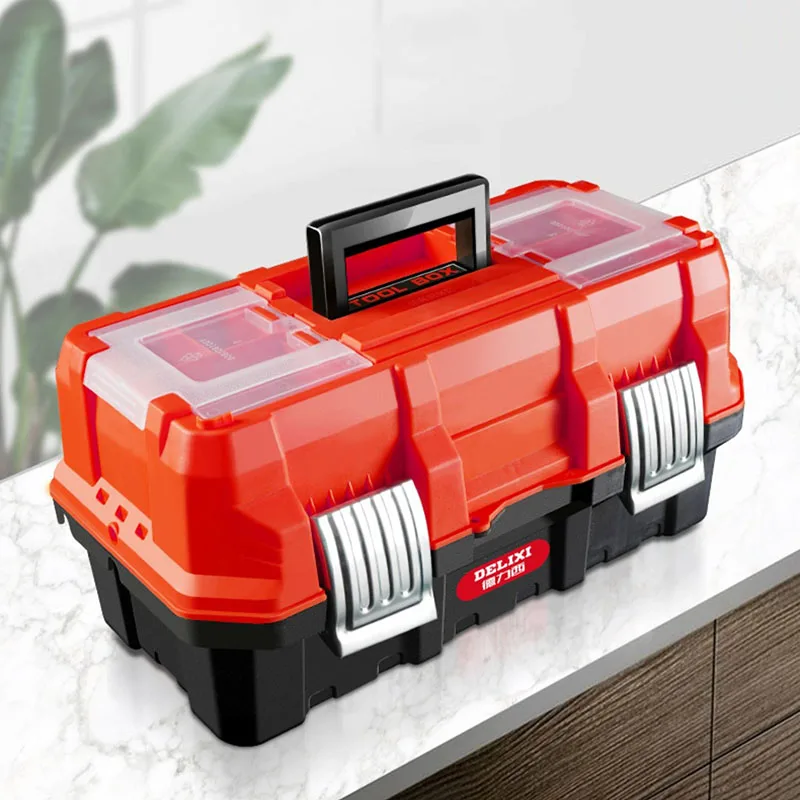 Storage Folding Toolbox Empty Professional Plastic Maintenance Multifunctional Tool Bag Hardware Electrician Household items