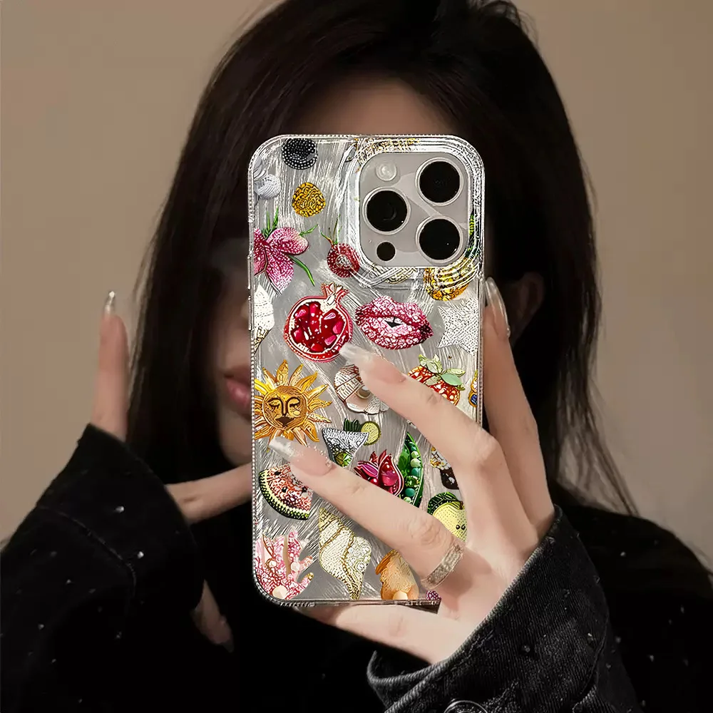 Luxury Retro Collage Silicone Phone Case For Xiaomi Redmi Note 14 13 12 11 10 Pro Plus 5G 12 14C 13C Shockproof Cover TPU Cases - view 3