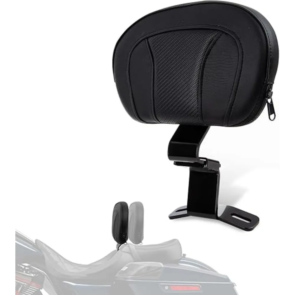 

Motorcycle Adjustable Driver Rider Backrest for Touring CVO Road Glide Road King Electra Glide Street Glide FLHR FLTRX 2009-2023