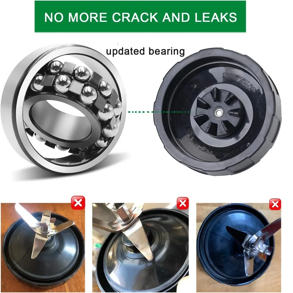 Лезвие блендера с 7 ребрами, совместимое с заменой лезвия блендера Ninja для Ninja Auto iQ BL682-30 BL642-30 BL450-30 BL482-30 BL687