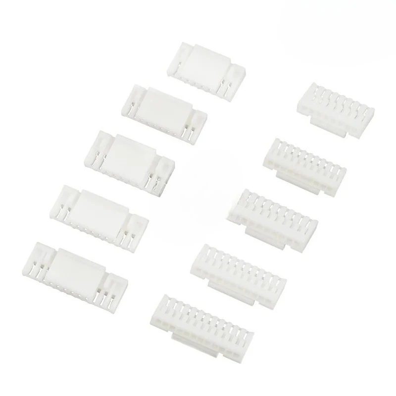 50PCS GH1.25 2/3/4/5/6/7/8/10-16P rubber shell with 1.25mm spacing and locking connector plug