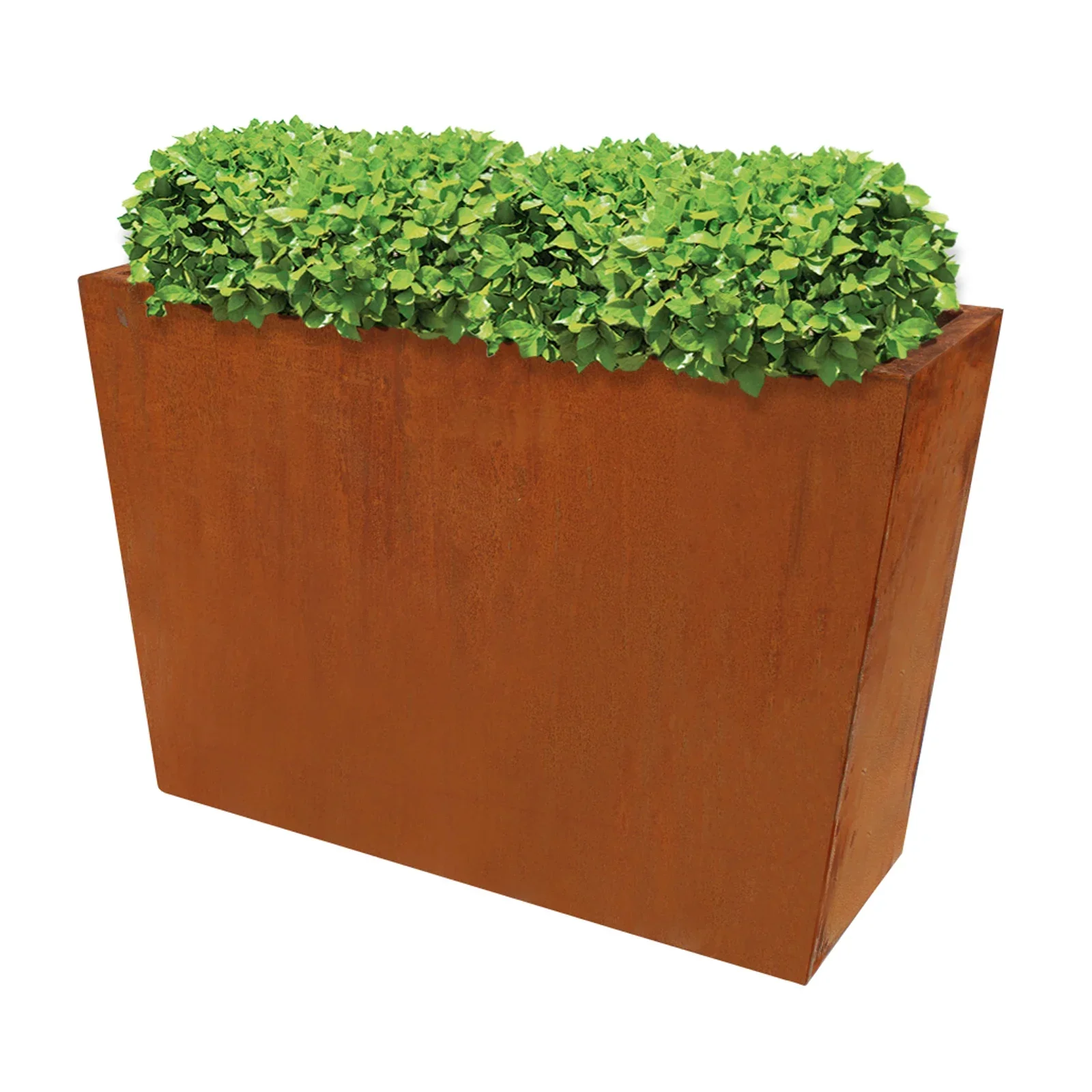 Custom Large Outdoor Metal Planter with Trellis Factory-Customized Flowerpot for Garden Use