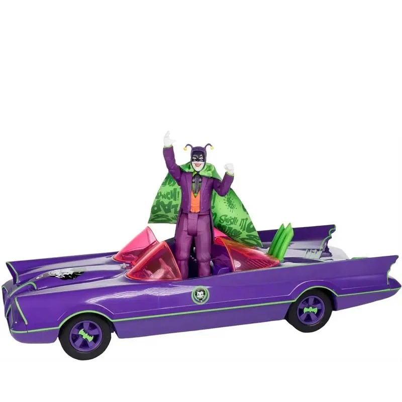 Mcfarlane Toys Clownmobile & The Joker Car DC Multiverse PVC Ornaments Action Figure Digital Collectible Figures 100% Original