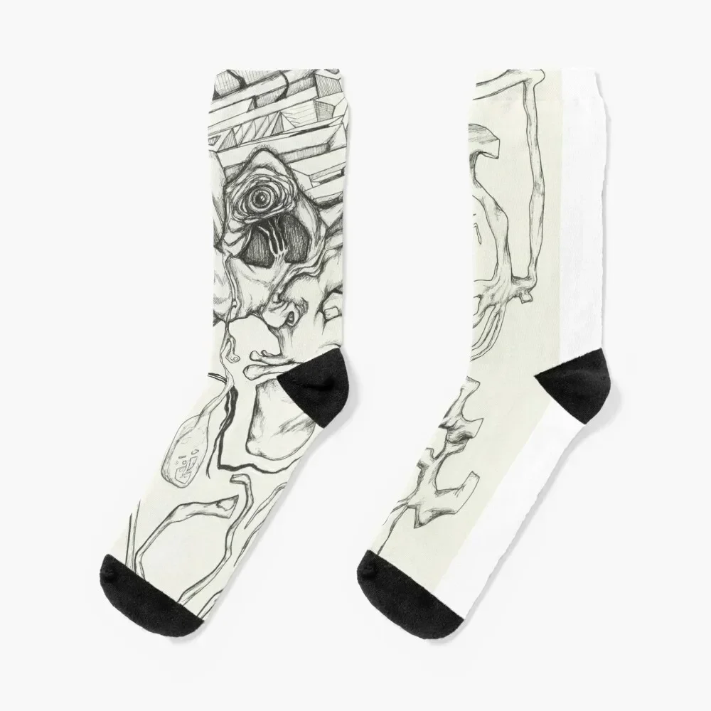 Do I exist Socks compression christmas stocking winter Socks For Women Men's