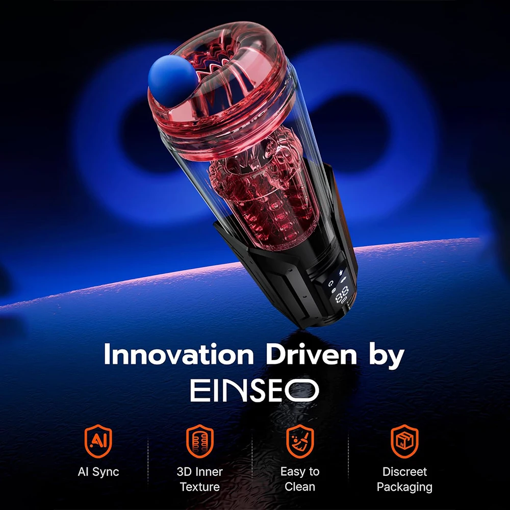 Automatic with Bracket Thrusting Male Masturbator Blowjob Vibration Masturbation Cup Vagina Massage Pussy Sex Toys Adult for Men view 6